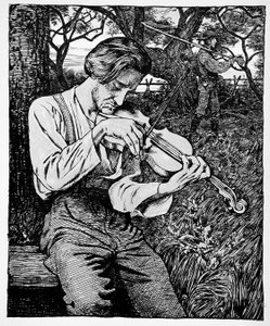 Spelmannen av Hans Thoma