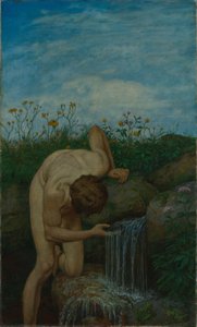 Triptyk: Källan av Hans Thoma