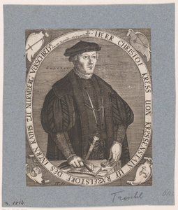 Porträtt av Christoph II Kreß von Kressenstein av Hans Troschel