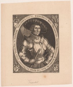 Porträtt av Christoph I Kress von Kressenstein av Hans Troschel