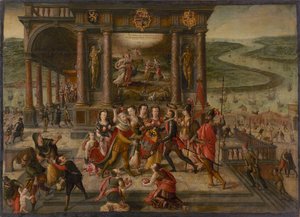 Allegori om Antwerpens fall den 17 augusti 1585, 1585-1586.