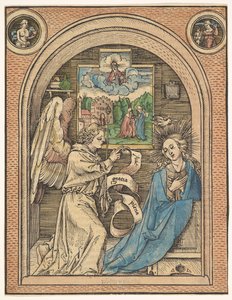 Bebådelsen, sent 1400-tidigt 1500-tal. av Hans Wechtlin the Elder