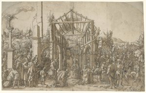 Tillbedjan av kungarna av Hans Weiditz (II) (attributed to)