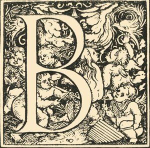B - Ett alfabet av Hans Weiditz, c1520-1521, 1908. av Hans Weiditz