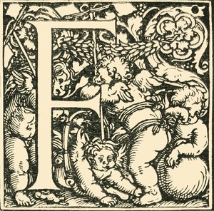 F - Ett alfabet av Hans Weiditz, c1520-1521, 1908. av Hans Weiditz