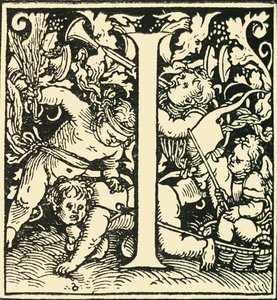 I - An Alphabet av Hans Weiditz, c1520-1521, 1908. av Hans Weiditz