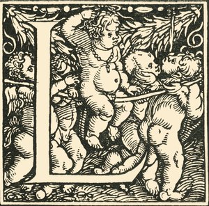 L - Ett alfabet av Hans Weiditz, c1520-1521, 1908. av Hans Weiditz