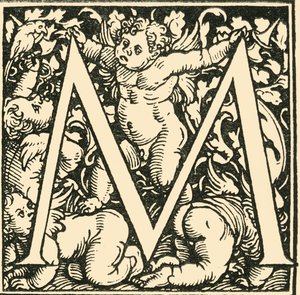 M - An Alphabet av Hans Weiditz, c1520-1521, 1908. av Hans Weiditz