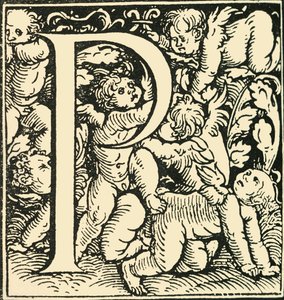 P - An Alphabet av Hans Weiditz, c1520-1521, 1908. av Hans Weiditz