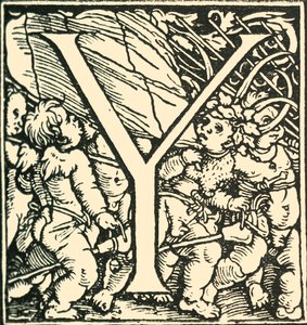 Y - An Alphabet av Hans Weiditz, c1520-1521, 1908. av Hans Weiditz
