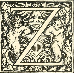 Z - Ett alfabet av Hans Weiditz, c1520-1521, 1908. av Hans Weiditz