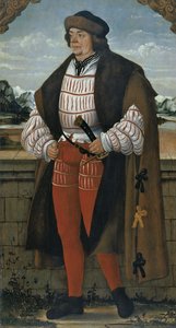 Hovnarren känd som Knight Christoph, 1515 av Hans Wertinger von