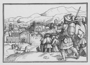 Cyrus återställer templets kärl, Ezra I, 6 av Hans after Holbein the Younger