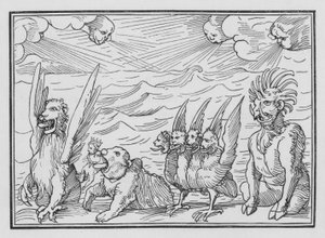 Daniels Vision of the Four Beasts, Daniel VII, 3