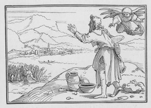 Habakkuk klagar över landets orättfärdighet, Habakkuk I, 2 av Hans after Holbein the Younger