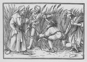 Ruth Gleaneth på Boas fält, Ruth II, 5 av Hans after Holbein the Younger