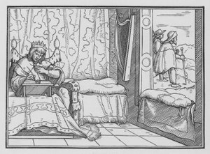 De gudfruktigas lycka, Psalm I, 1 av Hans after Holbein the Younger