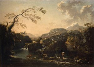 Landskap  . av Hans de Jode