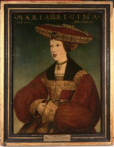 Maria av Österrike, ca 1520 (olja på veläng på panel)