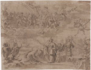 Allegorisk framställning av Hans von Aachen (possibly)