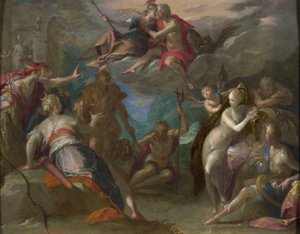 Gudarnas förvåning () av Hans von Aachen