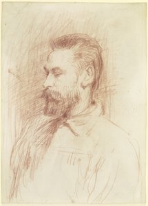 Porträtt av Peter Bruckmann av Hans von Marées