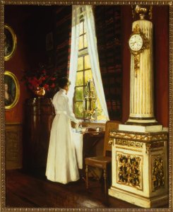 H.Slott-Möller, Morgonkaffe / Måleri, 1914