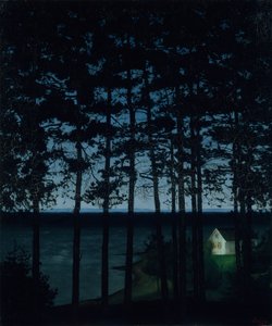 Fiskarstuga, 1906. av Harald Sohlberg