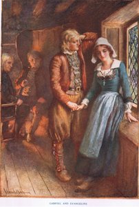 Gabriel och Evangeline av Harold Copping