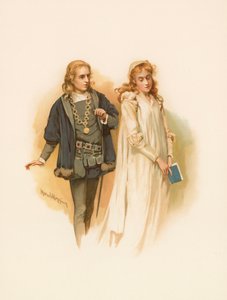 Hamlet och Ophelia av Harold Copping