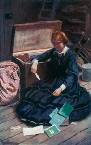Illustration för goda fruar av Louisa M Alcott av Harold Copping