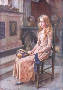 Little Nell in the Old Church, illustrationer till 