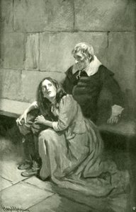 Mr Despondency och hans dotter mycket rädda av Harold Copping