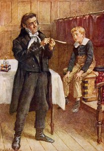 Mr Wackford Squeers and the New Pupil, illustration till 