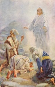 Nya Testamentet: "Detta är min älskade son" (färglitografi) av Harold Copping