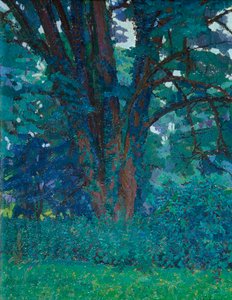 I Gloucestershire, ca 1916 (olja på duk) av Harold Gilman