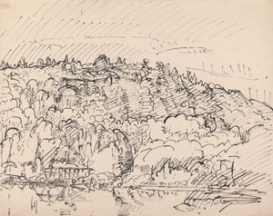 Norskt landskap av Harold Gilman
