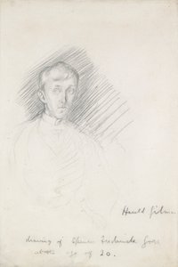 Porträtt av Frederick Spencer Gore 1878-1914, c1911-1912 av Harold Gilman