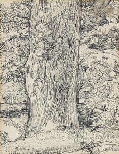 Träd, 1916 av Harold Gilman