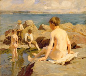 On the Rocks near Newlyn (olja på duk)