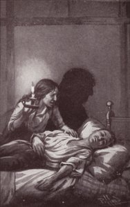 Illustration till The Mystery Of Edwin Drood av Charles Dickens (litho) av Harold Hume Piffard