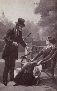 Illustration till The Mystery Of Edwin Drood av Charles Dickens (litho)