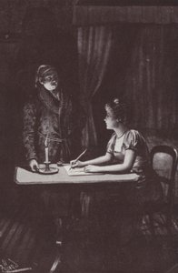 Illustration för Vanity Fair av William Makepeace Thackeray (litho) av Harold Hume Piffard