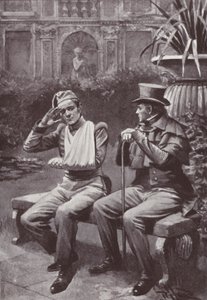 Illustration för Vanity Fair av William Makepeace Thackeray (litho) av Harold Hume Piffard