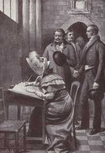 Illustration för Vanity Fair av William Makepeace Thackeray (litho) av Harold Hume Piffard