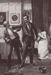 Illustration för Vanity Fair av William Makepeace Thackeray (litho) av Harold Hume Piffard