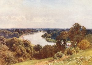 Från Richmond Hill (färglitografi) av Harold Sutton Palmer