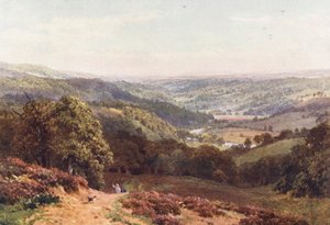 Albury-dalen, från St Martha