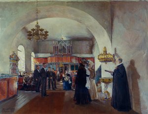 Dop i Stange kyrka
