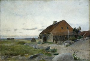 Från Kvalbein (olja på duk) av Harriet Backer